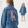 马克珍妮女童可爱小鹿软牛仔外套儿童上衣2024年秋装新款241500 商品缩略图0