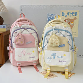 【开学季❗️大容量百搭双肩包】韩版时尚简约书包，男女学生书包，休闲旅行双背包，潮流新款人气情侣包包开学季常备L