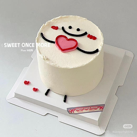手绘笑脸蛋糕 商品图0