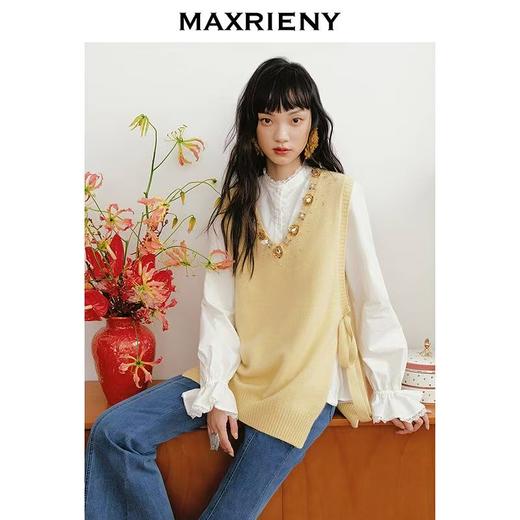 MAXRIENY  真两件套头衫MC85SW759 商品图2