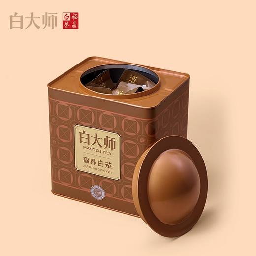 白大师正宗福鼎高山白茶大师罐2019年寿眉龙珠205g 商品图2