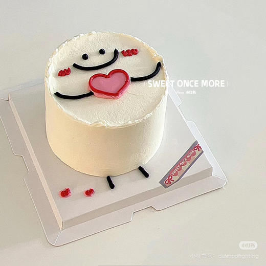 手绘笑脸蛋糕 商品图1