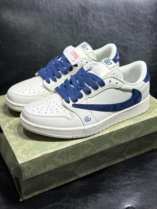 春季特惠💰430 Travis Scott x Air Jordan 1 Low 防滑 低帮 倒钩定制联名 商品图0