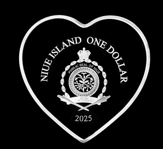 预定！2025情人节纪念银币 施洛华士奇水晶 纽埃官方发行 商品图9