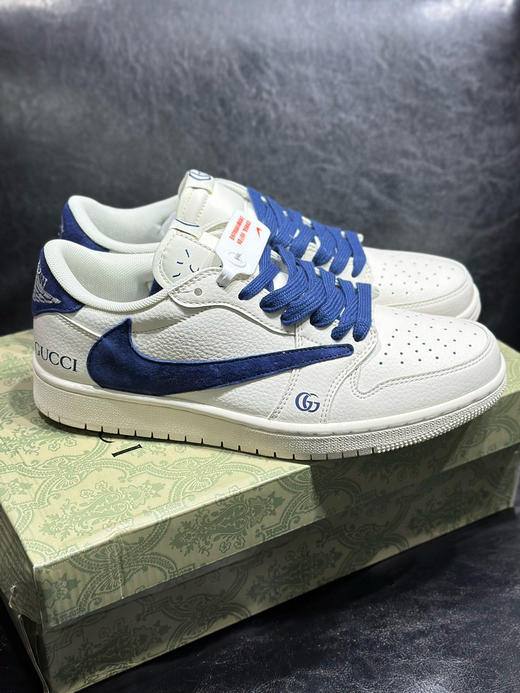 春季特惠💰430 Travis Scott x Air Jordan 1 Low 防滑 低帮 倒钩定制联名 商品图1