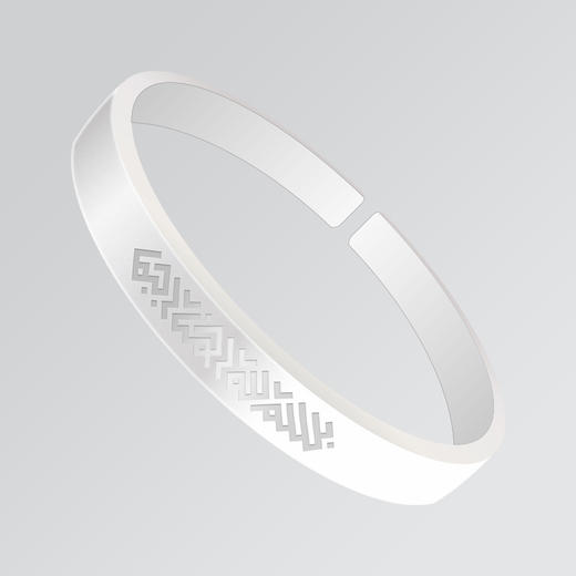 众穆999银手镯定制，定制产品不退货。 商品图1