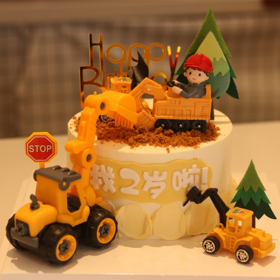 工程车挖掘机小队kc377（下单备注数字）