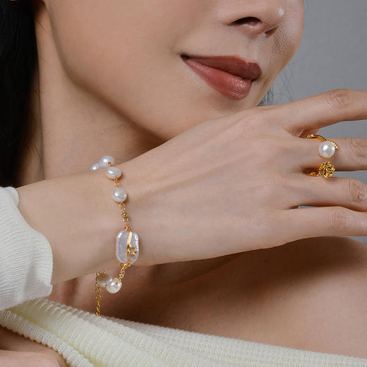 Manreya玛芮雅“拾光涟漪”淡水珍珠手链 商品图3