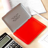得力（deli）秒干印台157*105mm金属方形大号财务会计专用秒干印台印泥 印油办公用品盘面143*87 红色9893 商品缩略图5