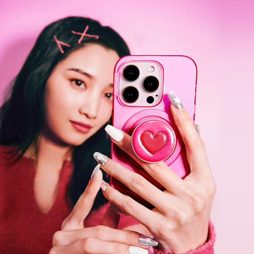 【POPGRIP泡泡骚】手机粘贴式气囊支架 Popout异形系列 炙热的爱 商品图1