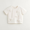 马克珍妮女童立体纱花纯棉短袖T恤儿童上衣2025年夏装新款550507 商品缩略图2