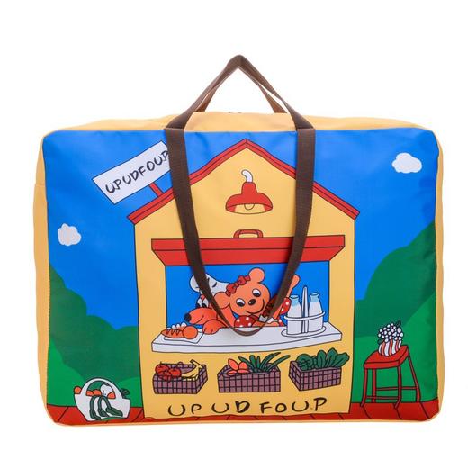 【可爱卡通造型，让宝宝爱上整理！】小众设计收纳袋子 卡通2025儿童潮流单肩包 洋气春季幼儿园被子衣服收纳袋-QQ 商品图6