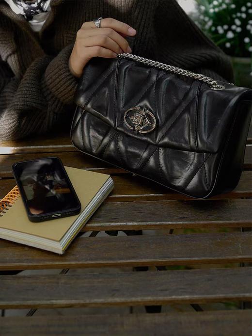 明治女包小香风菱格链条包 商品图0