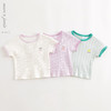 马克珍妮女童趣味印花弹力撞色短袖T恤 儿童上衣夏装新款240737 商品缩略图0