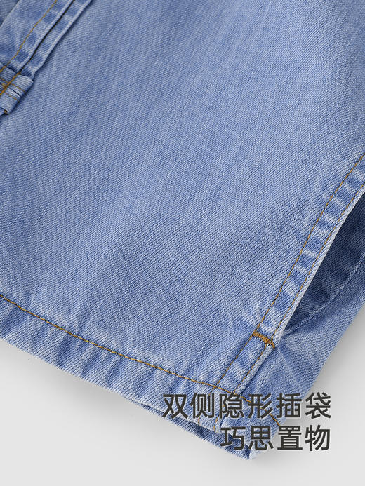 英氏男女童牛仔外套新中式国风盘扣上衣2025新品YRWBJ1R026A 商品图4