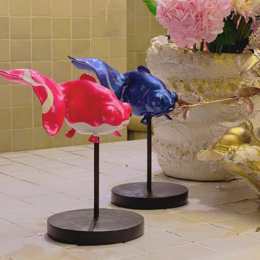 邹亮《丹-粉金鱼》999版 商品图2