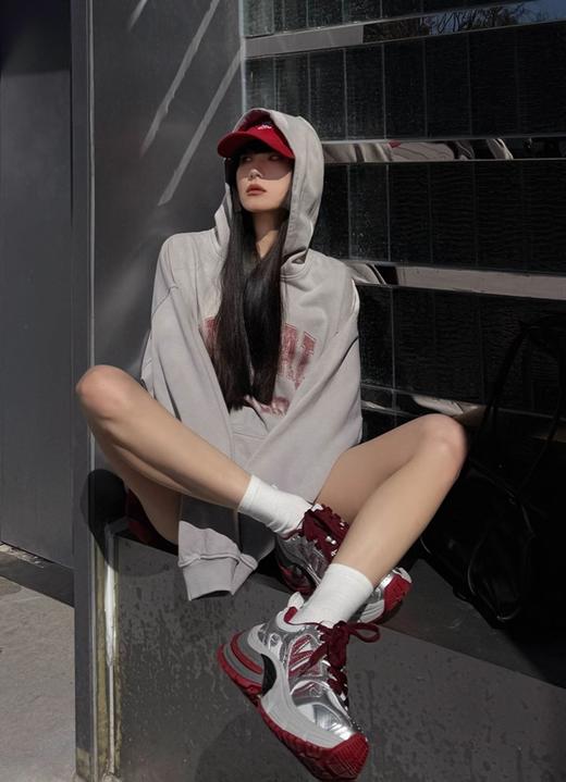 MIO米奥2025春新款运动鞋女厚底增高鞋潮流酷感百搭时尚休闲鞋 商品图1