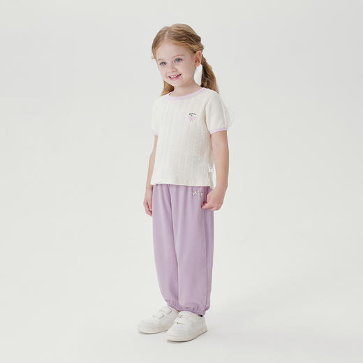 马克珍妮夏装新款 男女童莫代尔棉束脚裤 儿童防蚊裤230895 商品图3