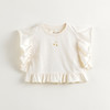 [凉感透气]马克珍妮女童飞袖圆领短袖儿童T恤上衣夏装新款240777 商品缩略图2