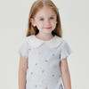 马克珍妮女童满底花卉娃娃领短袖T恤儿童纯棉上衣夏装新款240760 商品缩略图3