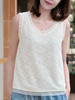 TYNVIE 蕾丝荷叶边背心-白色 商品缩略图3