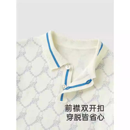 英氏儿童毛衣春夏长袖男童纯棉针织衫2025新款毛衫YRMFJ1R006A 商品图1