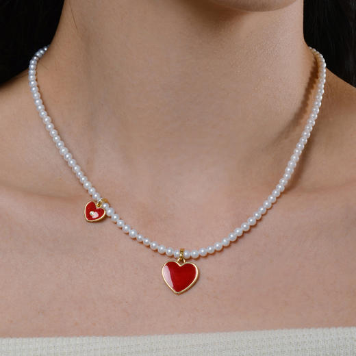 Manreya玛芮雅“浪漫甜心”淡水珍珠项链 商品图1