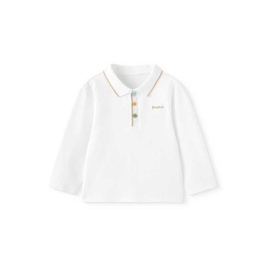 英氏儿童T恤春夏季长袖男童POLO衫25新款YRTAJ1R002A 商品图4