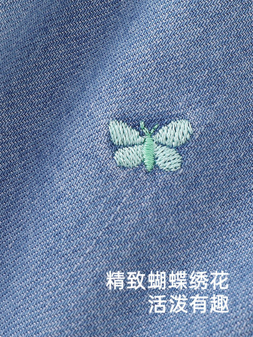 英氏儿童外套春夏复古牛仔外套女童轻薄外套2025新款YRWBJ1R009A 商品图3