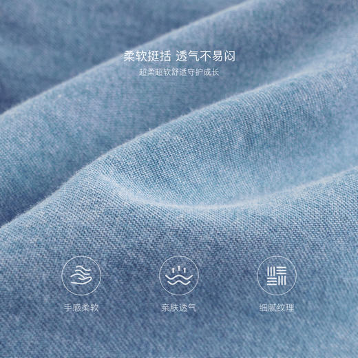 马克珍妮女童文艺牛仔吊带裙 儿童裙子甜美连衣裙春装新款250181 商品图4