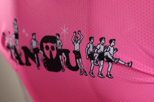 严素跑步TEE,马克操,男/女款,轻量 短袖T恤荧光色 速干快干 严素态度 商品图8