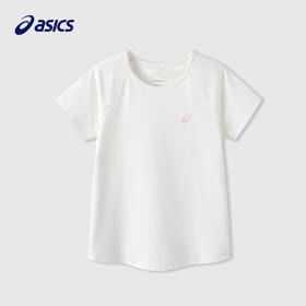 ASICS/亚瑟士童装25年夏季新款女童插肩袖针织棉感索罗娜短袖T恤