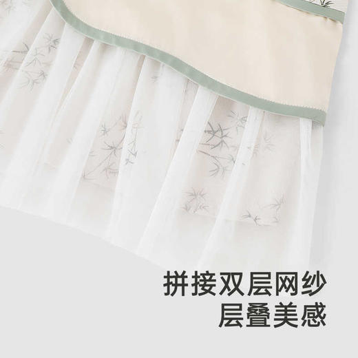 英氏女童国风裙子春秋长袖新中式汉服连衣裙2025新款YRLAJ1R025A 商品图2