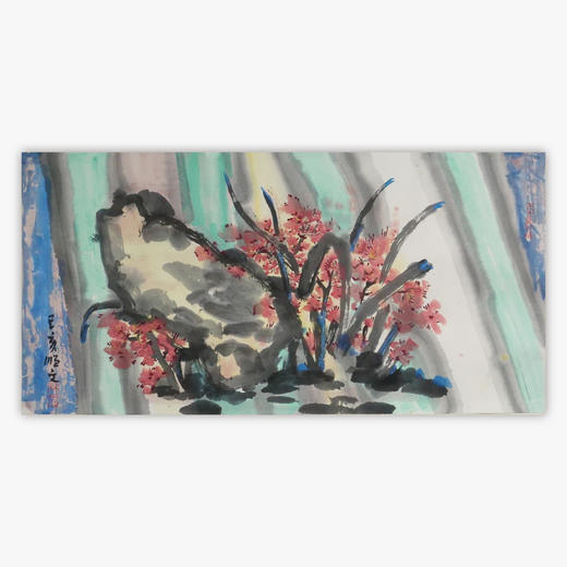 林顺文《花鸟之四》国画35CM*67CM约2平尺手绘纸本宣纸作品【原作编号GH0418】 商品图0