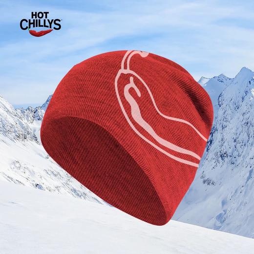 HOTCHILLYS热椒羊毛针织帽男女款户外保暖滑雪运动毛线帽冷帽 商品图0