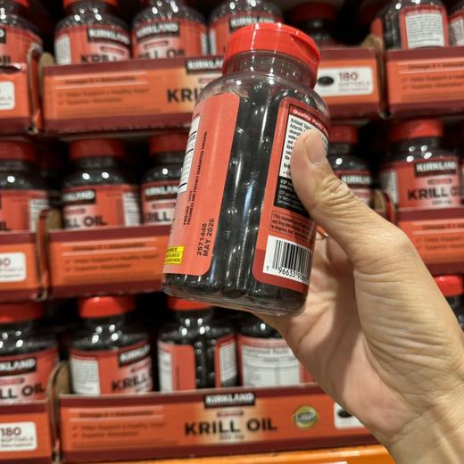kirkland磷虾油三倍鱼油180粒 美国采购，无中文标签，介意慎拍 商品图2