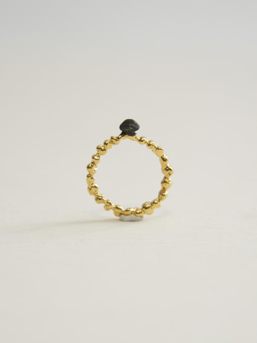 HANYING｜金色双色戒指 HY-WTD-10 商品图0