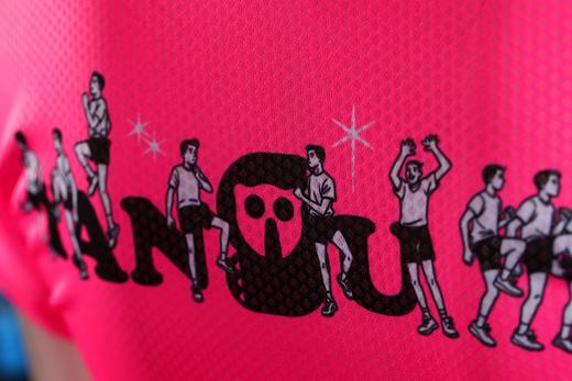 严素跑步TEE,马克操,男/女款,轻量 短袖T恤荧光色 速干快干 严素态度 商品图9