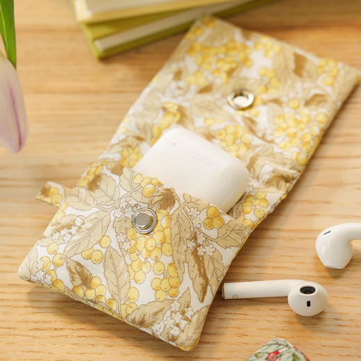 浆果系列蓝牙耳机包数据线收纳包蓝牙耳机包小包布艺拉链迷你U盘U盾保护便携 商品图2