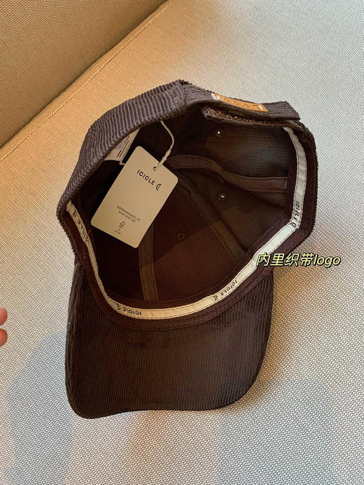 外贸原单正品之禾2024新款灯芯绒鸭舌帽，均码男女同款。 商品图10