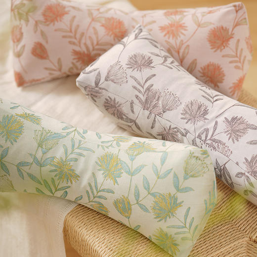 漫山系列三角颈枕荞麦壳枕头成人单人睡眠护颈椎睡觉专用纯棉高端 商品图2