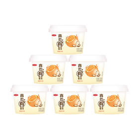 【快递到家-低温】三元烤橙子陈皮爆珠杯装风味发酵乳130g*6