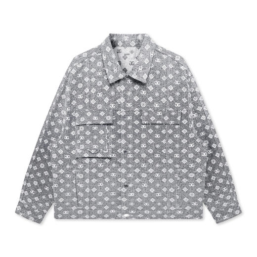 GXG男装 轻生活系列灰白色渐变牛仔夹克  春季热卖夹克外套 商品图4