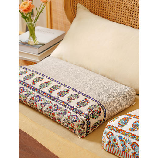 莫代尔系列曲线枕荞麦壳枕头护颈椎助睡眠成人不塌陷 商品图3