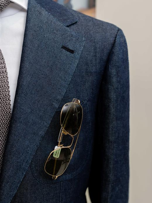 Sartoria Pirozzi Denim Linen Jacket 商品图3