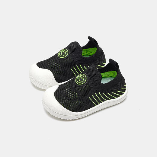 【ZY马骑顿】春款男童飞织学步鞋女宝一脚蹬软底包头鞋 商品图1