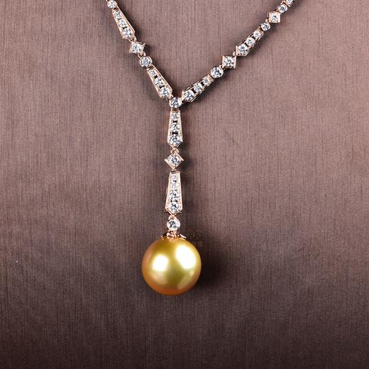 【金色年华】金珠镶钻项链-ZZ12409021 商品图1