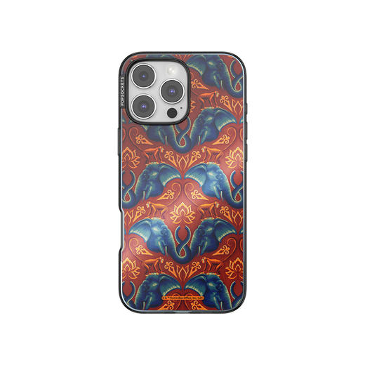 【白莲花度假村】丛林秘事 POPCASE手机壳 MagSafe Popcase磁吸款 撞色 植物花卉 国风 iPhone 16/15/14 商品图2