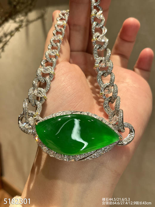 老坑玻璃种艳绿套链【5182301】具体价格微信咨询 商品图0