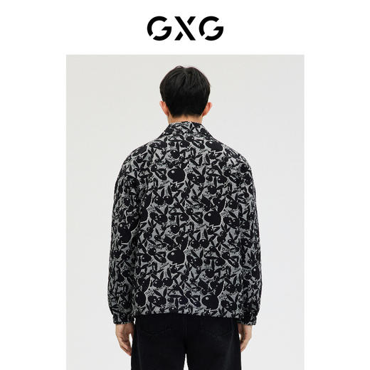 GXG男装潮流提花夹克外套 春季热卖夹克 商品图2